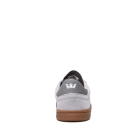 Supra Mens ELEVATE Low Top Shoes Lt Grey/gum | US-63695